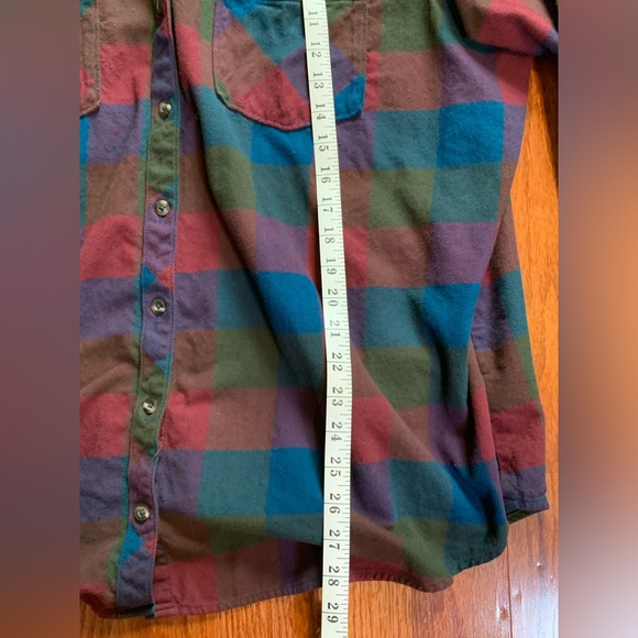 Natural Reflections men’s size 1X, plaid button down - Picture 2 of 7
